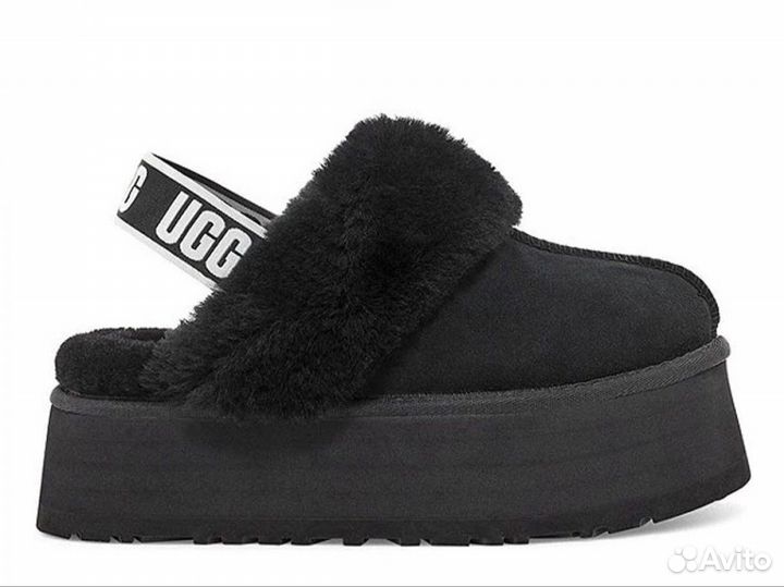 Женские тапки Угги Ugg Funkette Suede Platform