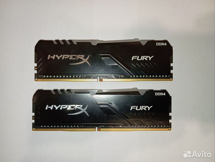 HyperX Fury RGB (8 гб x 2 шт.) DDR4 3200 мгц