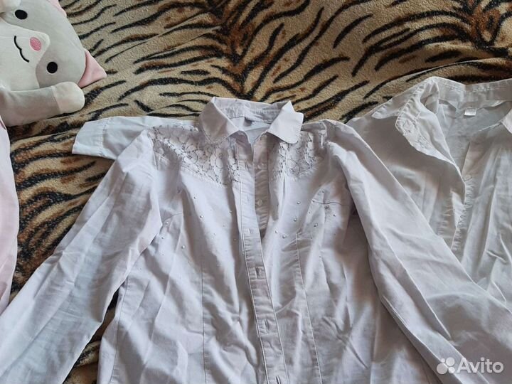 Блузка школьная для девочки 152