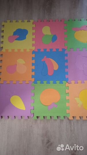 Детский коврик для ползания пазл