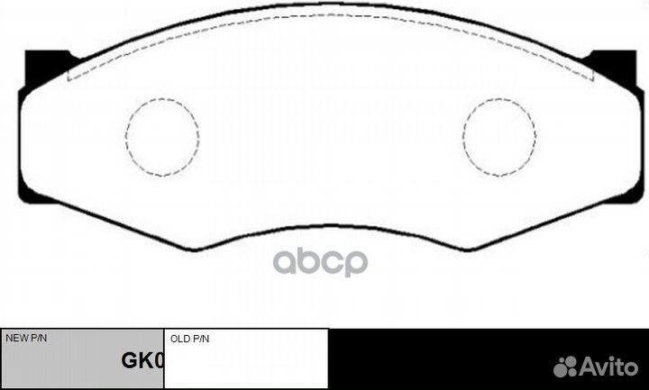 Колодки торм. ckss-6 CTR