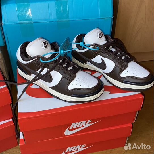 Кроссовки Nike Dunk Twist phantom / baroque brown