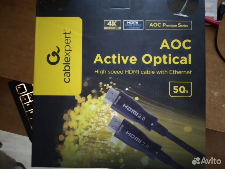 Кабель hdmi 2.0 50м