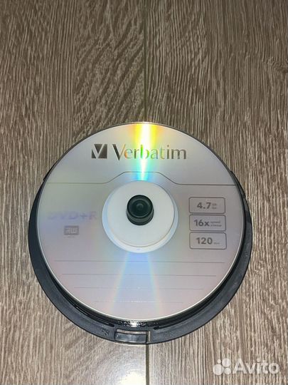 Диски DVD-R Verbatim 4.7 Gb 16x
