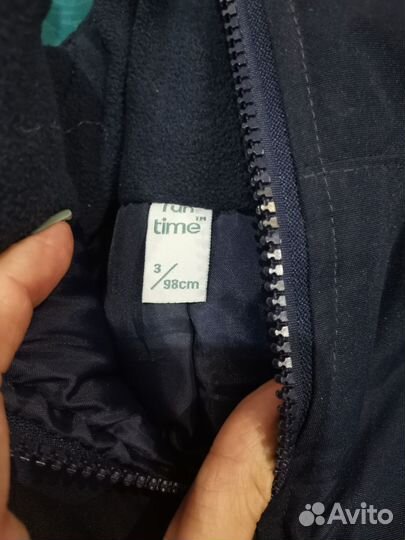 Штаны зимние детские 98 на лямках