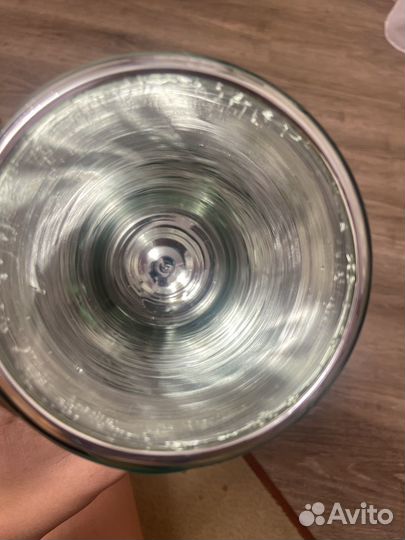 Термос 1 л широкое горло со стеклянной колбо