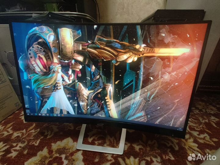 Монитор philips 24 дюйма изогнутый