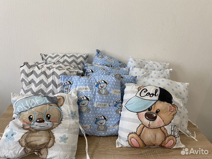 Бортики в кроватку