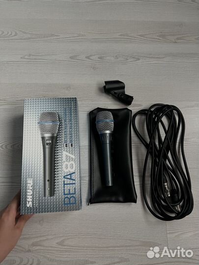 Микрофон Shure beta 87a оригинал