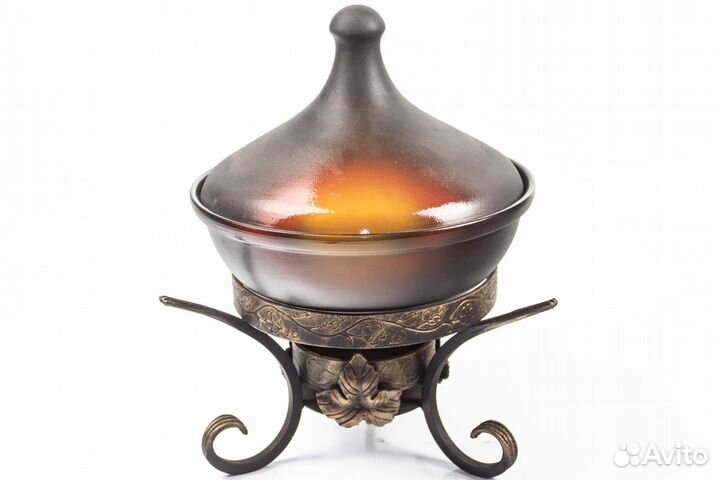 Марокканский тажин Вечернее солнце на подставке Ка