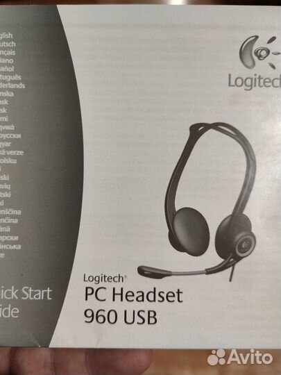 Компьютерная гарнитура Logitech 960 USB Headset