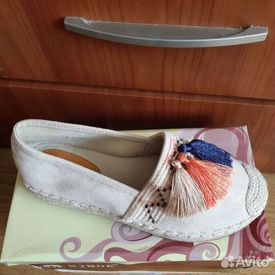 Мокасины женские 36 размер новые
