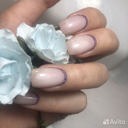 Наращивание, покрытие гель-лак, комби