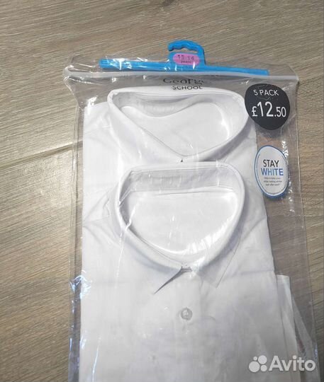 Бронь рубашки 2 шт 13-14 лет