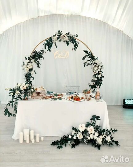 Цветы на свадьбу, флористика, декор свадьбы