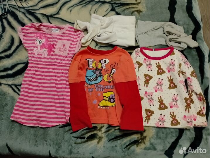 Вещи пакетом на девочку 3-4 года