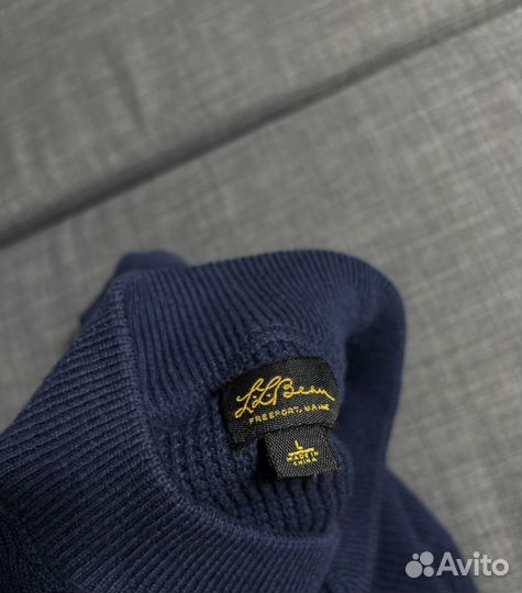 Свитер LLBean шерсть хлопок