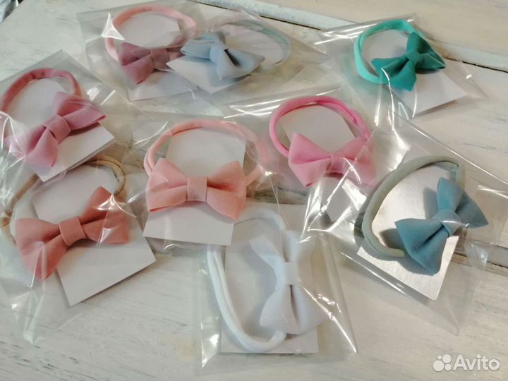 Бантики повязки резинки