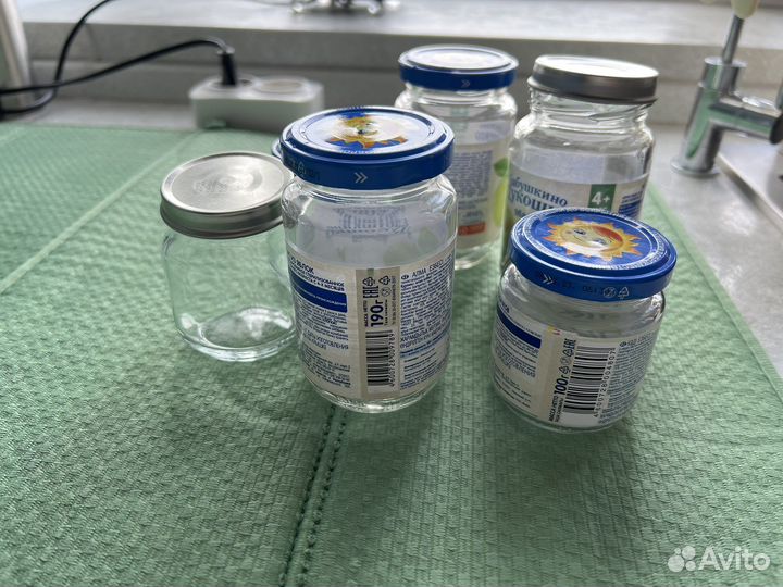 Банки из под детского питания