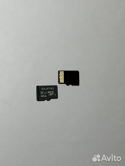 Карта памяти qumo MicroSD 64gb класс 10