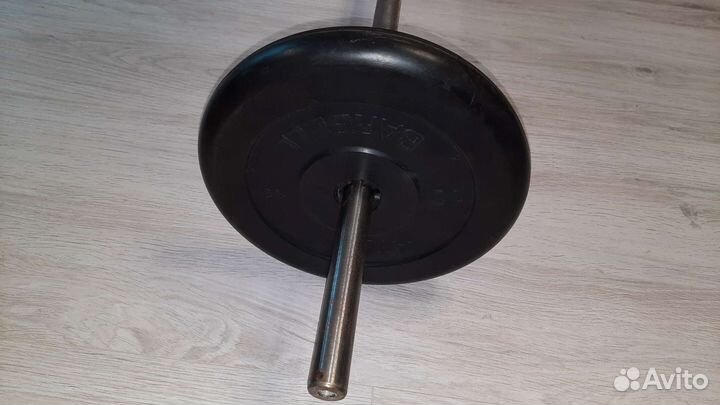 Штанга 26 мм, блины 10 кг 2 шт. + гриф 1250 мм