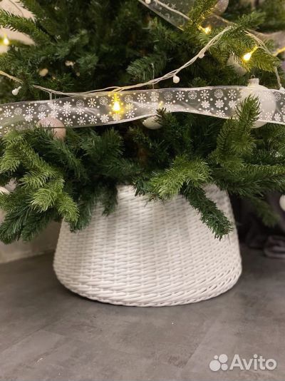 Юбка из ротанга для елочки