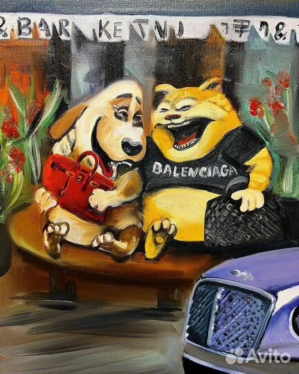 Картина маслом на холсте