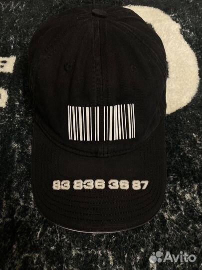 Оригинальная Кепка vetements vtmnts Barcode Cap