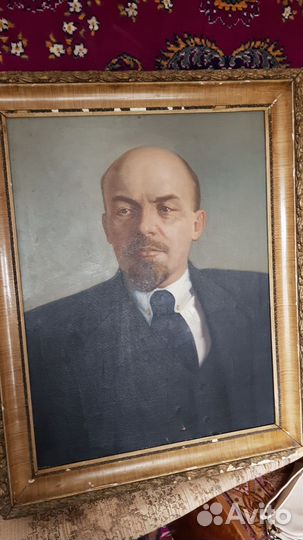 Портрет Ленина (холст, масло)