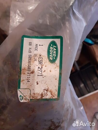 Патрубок радиатора land rover esr 2771