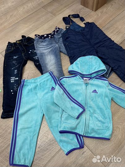 Вещи пакетом на девочку размер 86-98