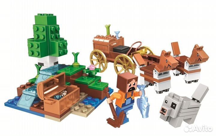 Конструктор Lego аналог Сокровищница в лесу