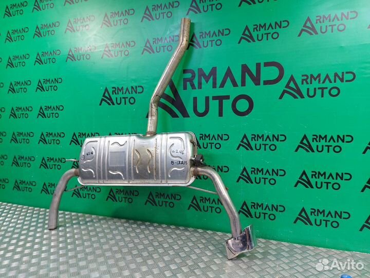 Глушитель Mercedes Cla-Class C117 2013-2016