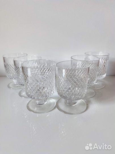 Хрустальные рюмки Bohemia Чехословакия