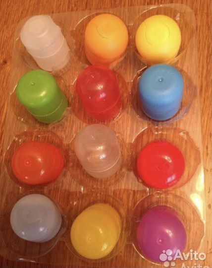 Капсулы от киндеров большие и маленькие