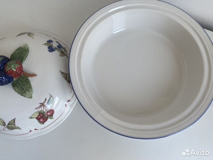 Villeroy boch cottage, блюдо с крышкой