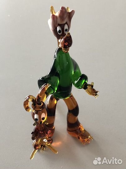 Ну погоди СССР. Фигурка. Цветное стекло