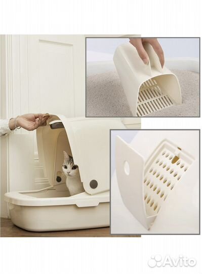 Кошачий туалет домик