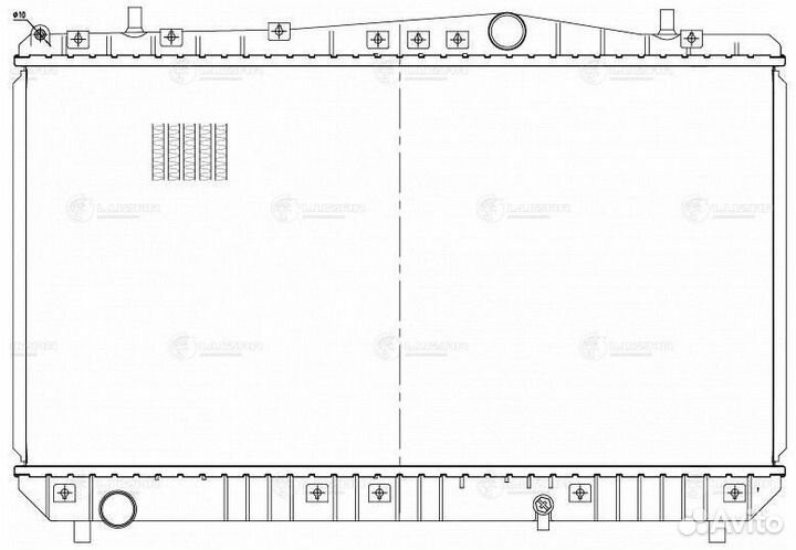 Радиатор охлаждения Luzar LRc 0505