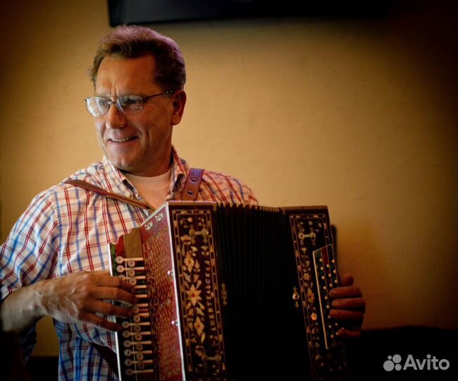Гармонист, баянист и гитарист на праздник, юбилей