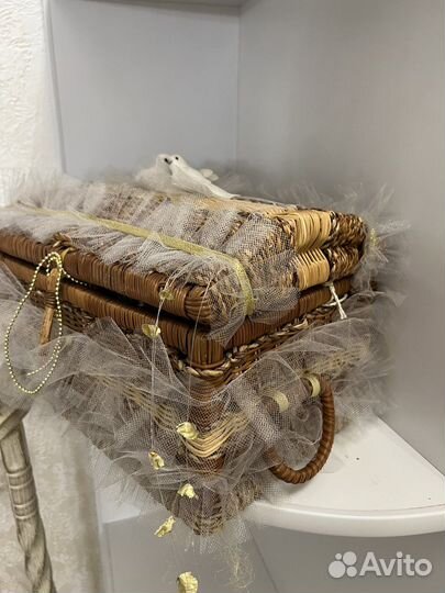 Свадебная коробка для денег