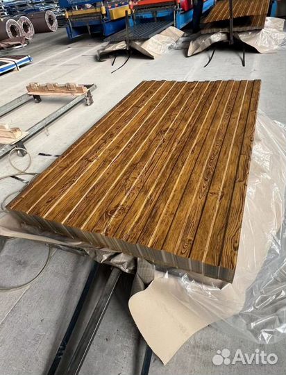 Профлист под дерево 2х1,2 Цена за лист