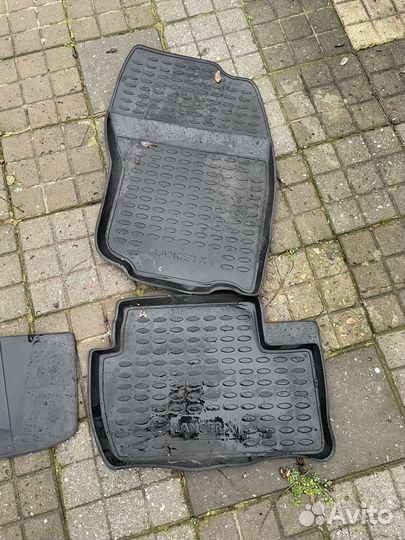 Автомобильные коврики резиновые для Lancer 10