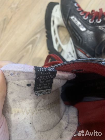 Хоккейные коньки bauer vapor х600 1,5D детские