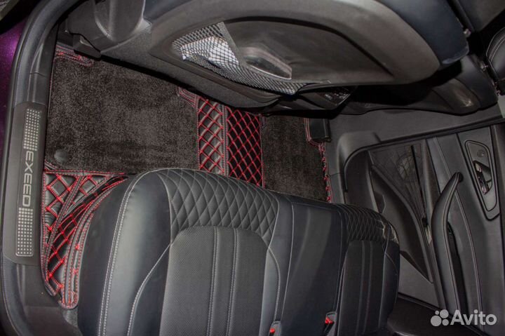 3d коврики из экокожи автомобильные