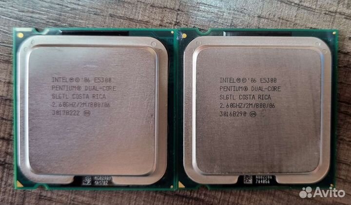 Intel pentium dual core e5300