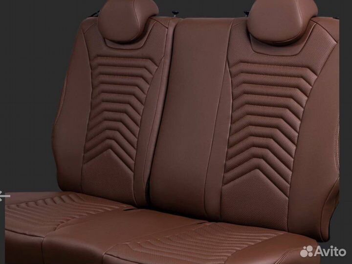 Чехлы Kia Rio c 2017г Эксклюзив экокожа