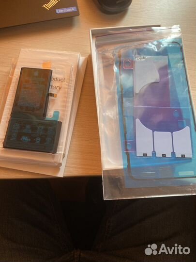 Коробка iPhone xs max 64 и акб с проклейками