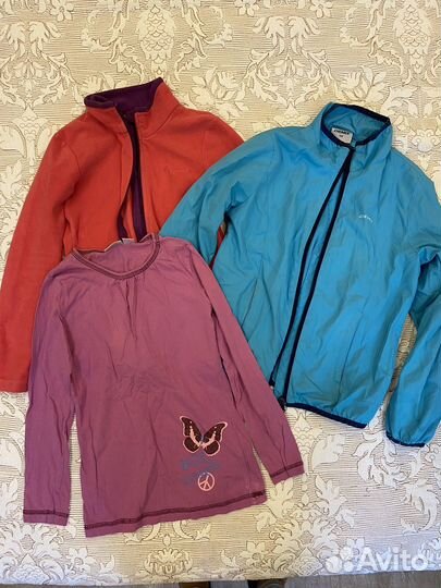 Вещи пакетом 128-134 +обувь