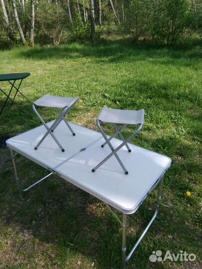 Туристический(походный) складной стол+4 стульчика